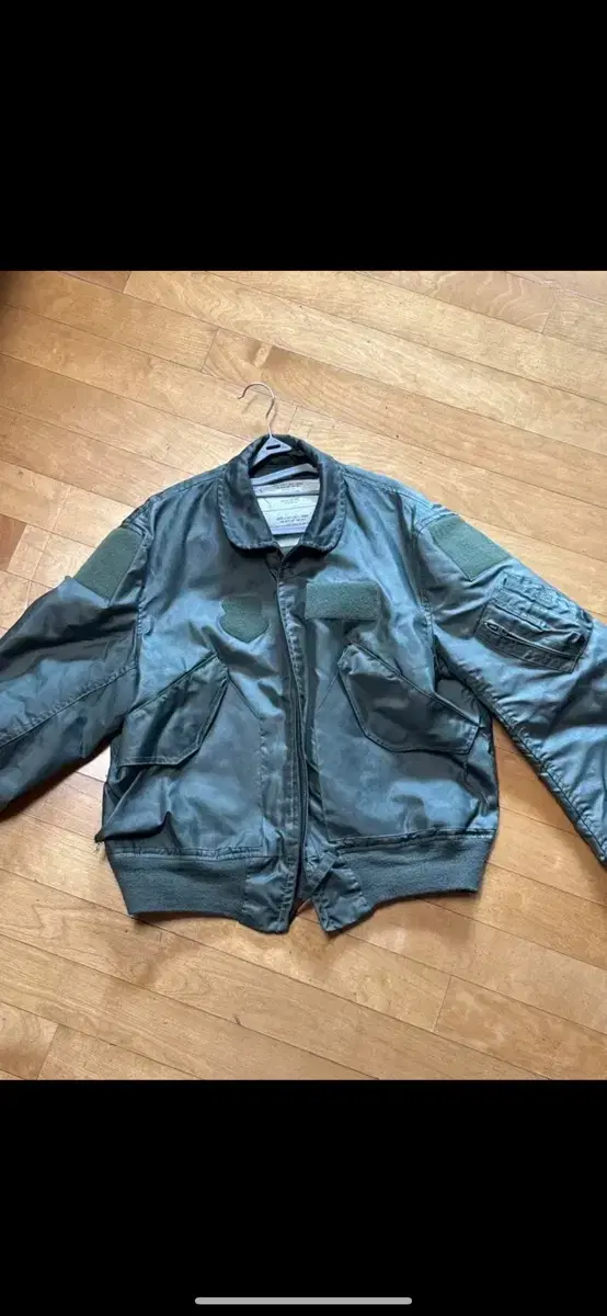 Vtg USAF Flight Bomber Full Zip Jacket M